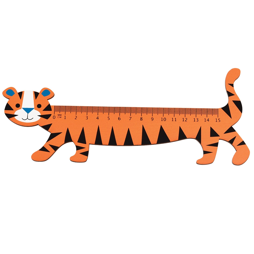 Holzlineal - Tiger
