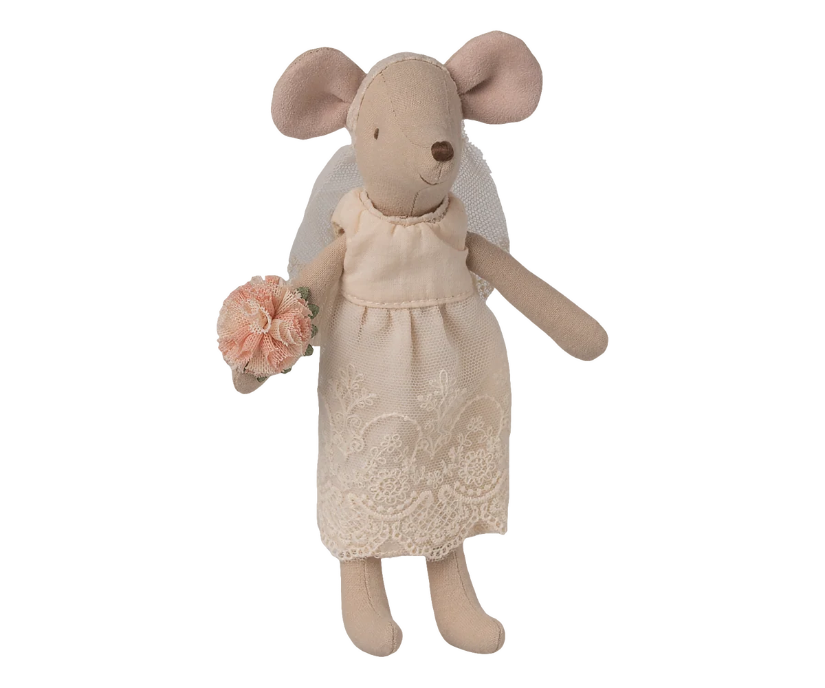 Maileg Hochzeitskleid, Mama Maus