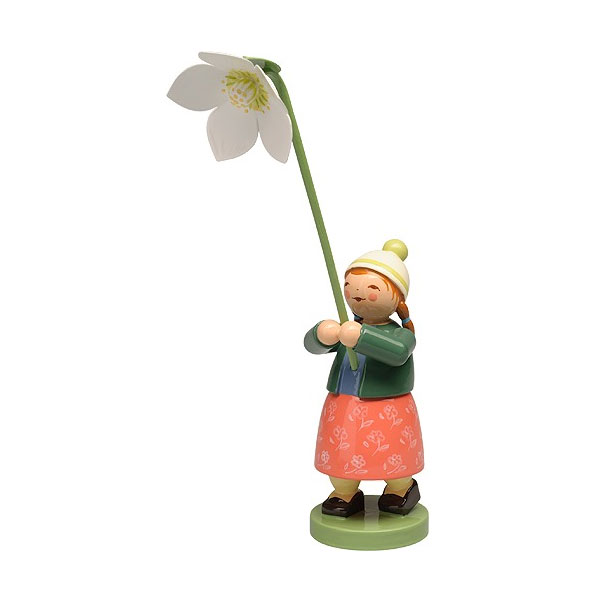Wendt & Kühn Mädchen mit Christrose, Blumenkind