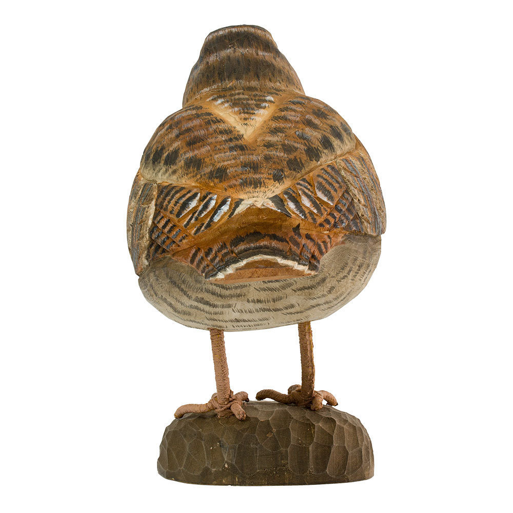 Vogel Waldschnepfe Lindenholz handgeschnitzt DecoBird