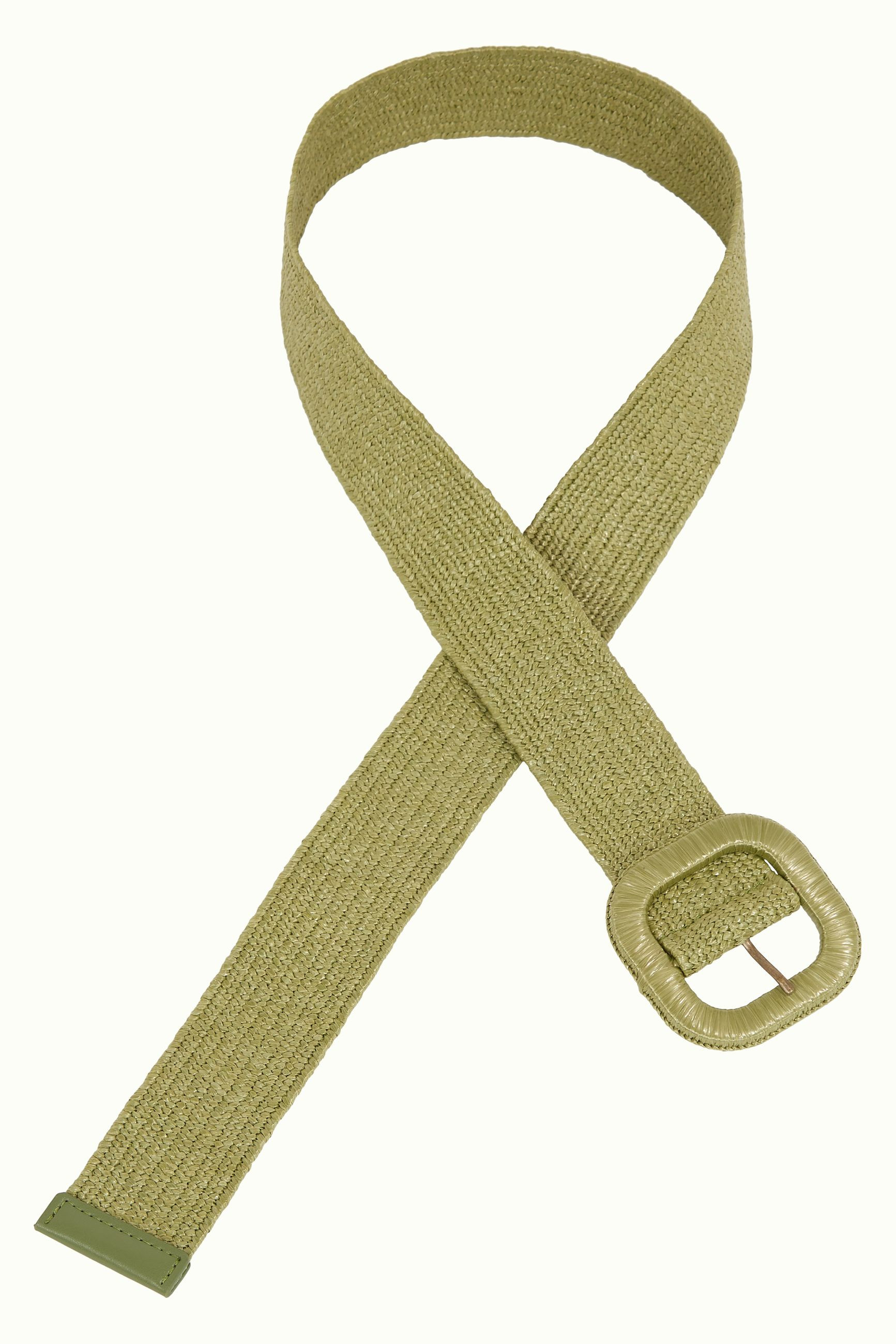King Louie Gürtel Raffia Belt Farbe: Mango Green