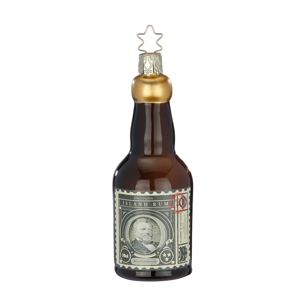 Inge Glas Island Rum Christbaumschmuck Baumschmuck , ca. 11 cm 