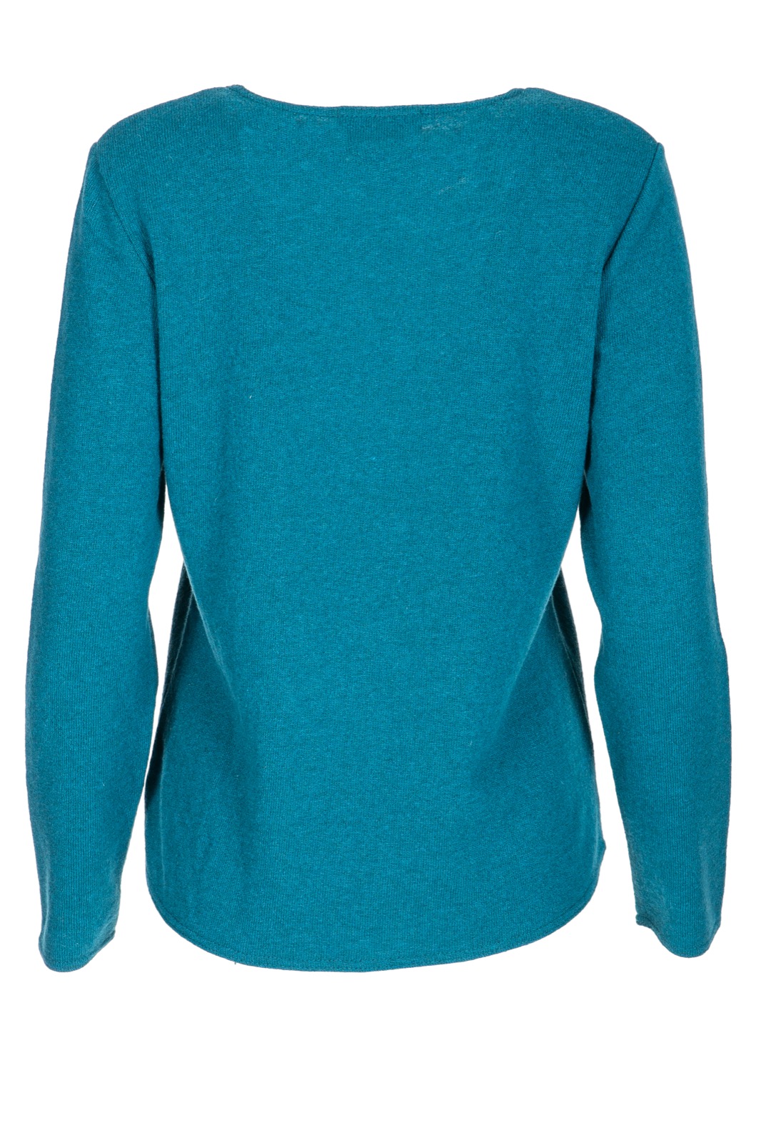 DUNQUE Pullover Uni, Farbe jade, Made in Germany 