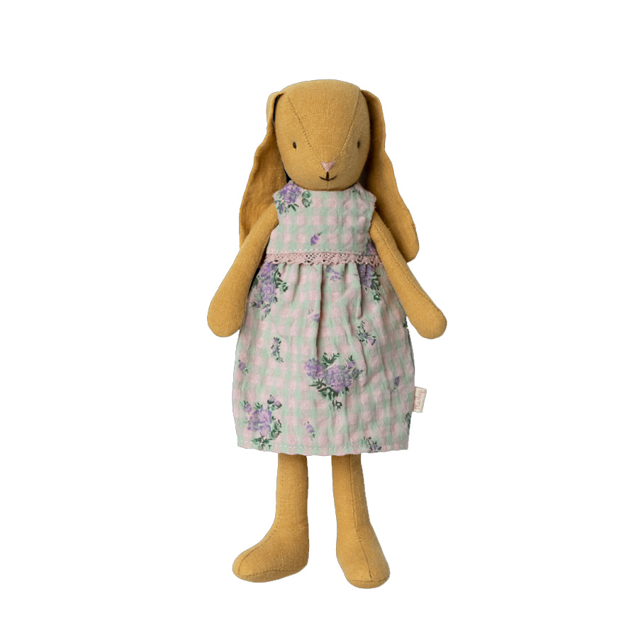 Maileg Hasenmädchen Größe 2, Dusty Gelb mit Kleid Maileg Hasenmädchen Größe 2, Dusty Gelb mit Kleid