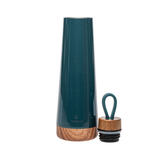 bioloco loop petrol , Edelstahlflasche