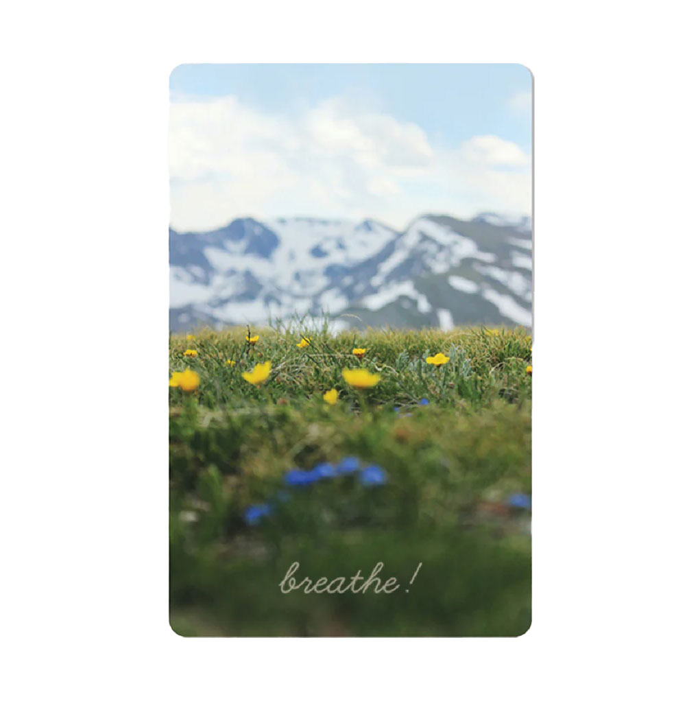 Lunacard Postkarte Alm - Breathe