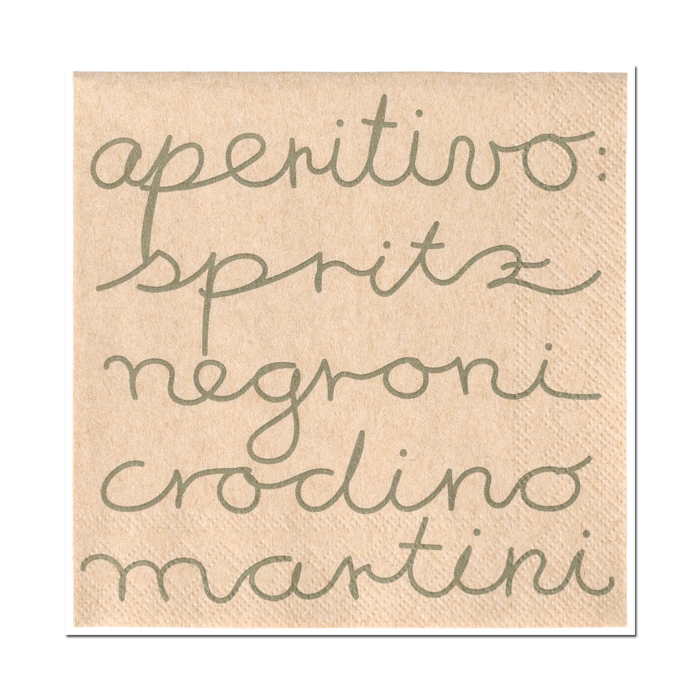 Räder Cocktailservietten "aperitivo" , 25 x 25 cm