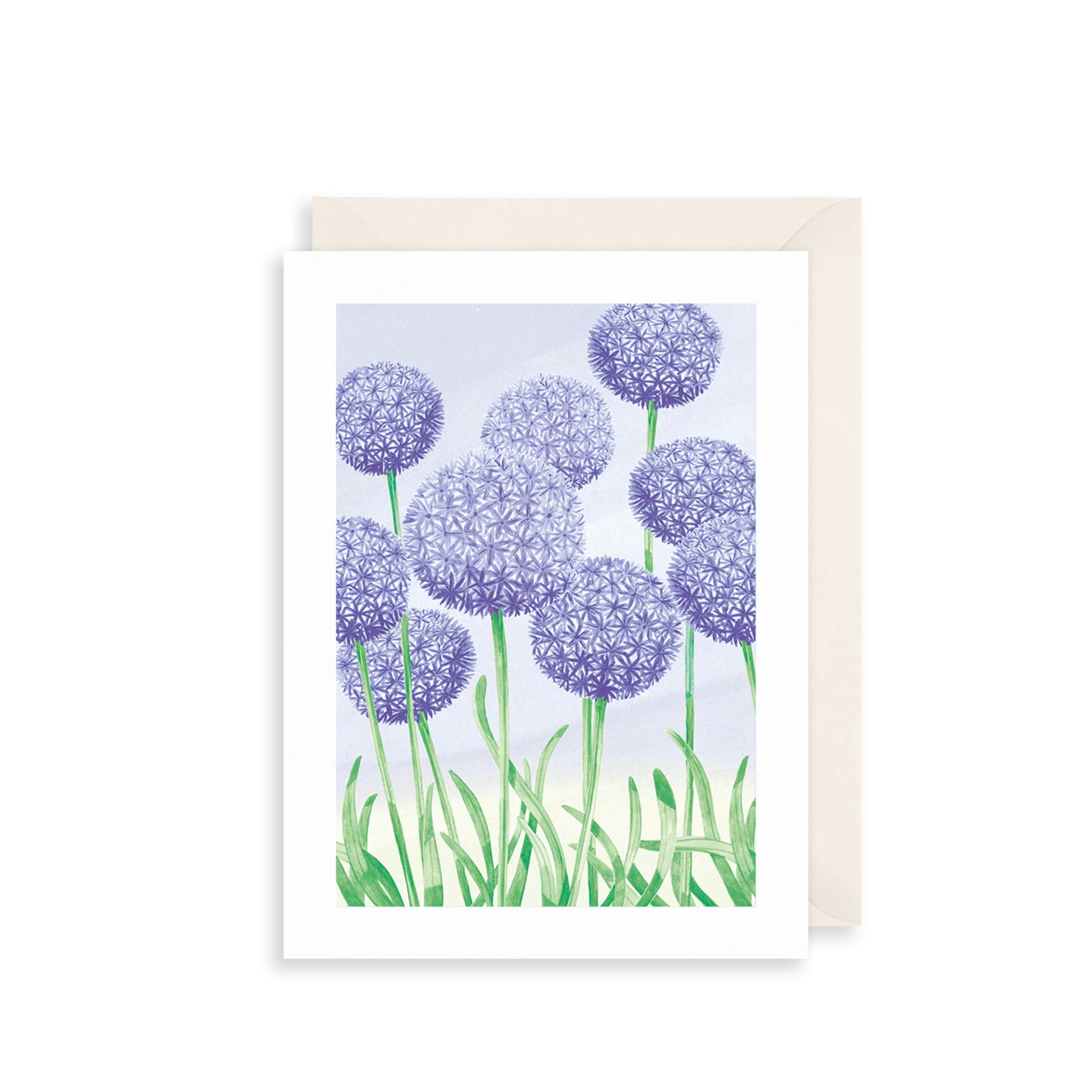 Doppelkarte "Purple Allium"  Allium von The Art File, SG010