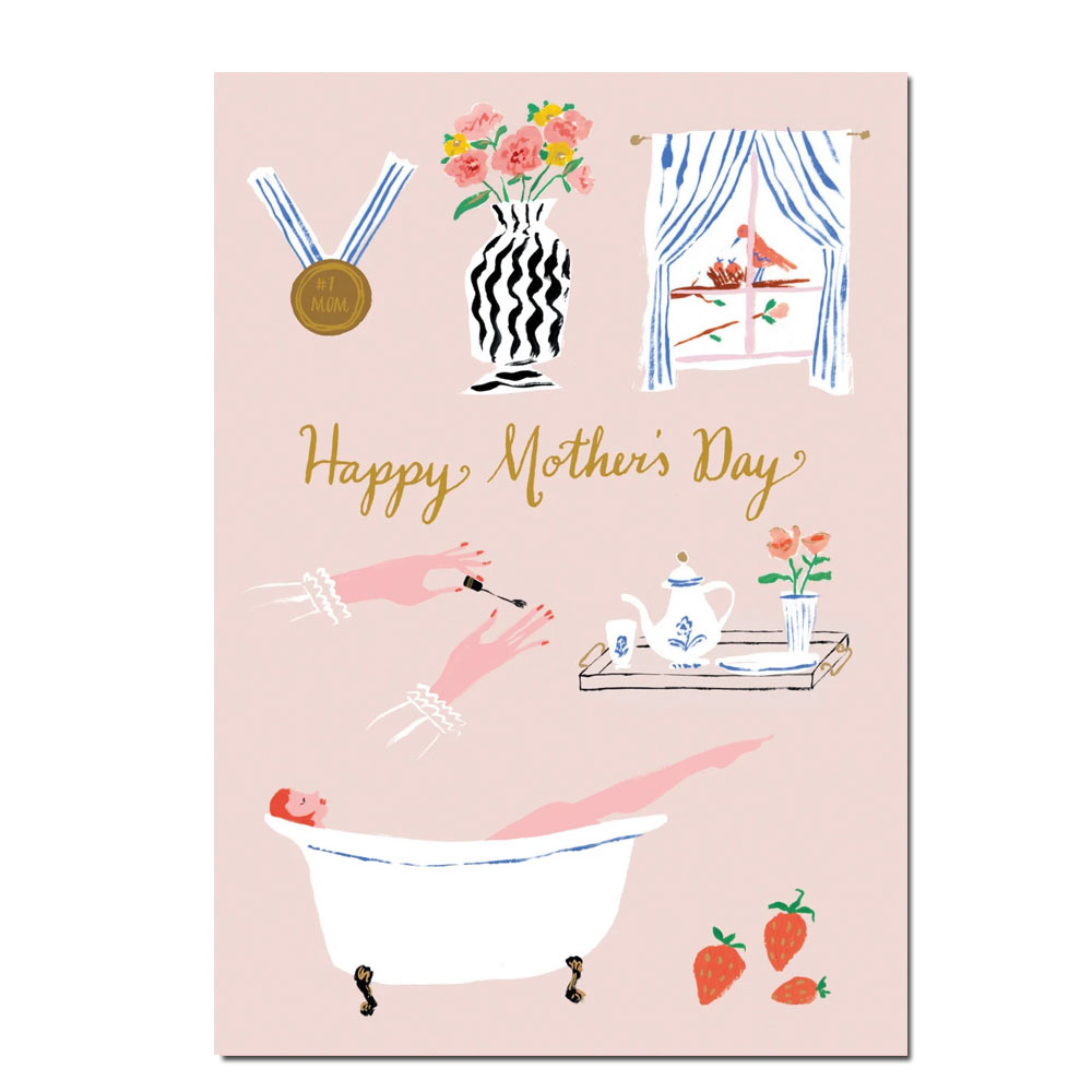 Roger la Borde Doppelkarte "Happy Mother's day "  , Muttertag
