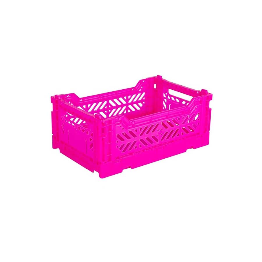 Aykasa Klappkiste mini, Farbe NEON PINK von Aykasa, Faltkiste, Klappbox   