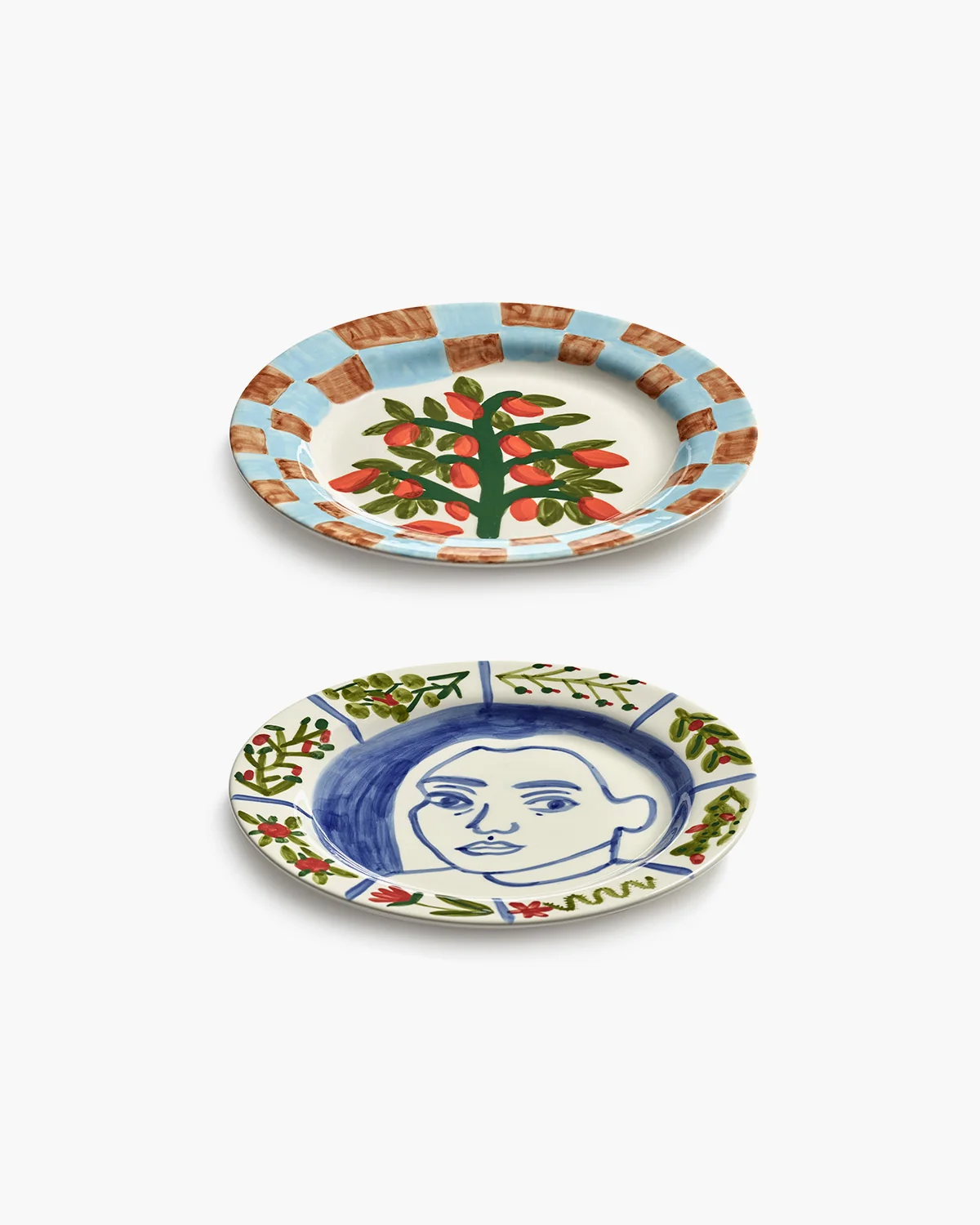 Santiago de Borja Speiseteller Inti Munay 05, 2er Set,  Kollektion Santiago de Borja Tableware von Shurleey