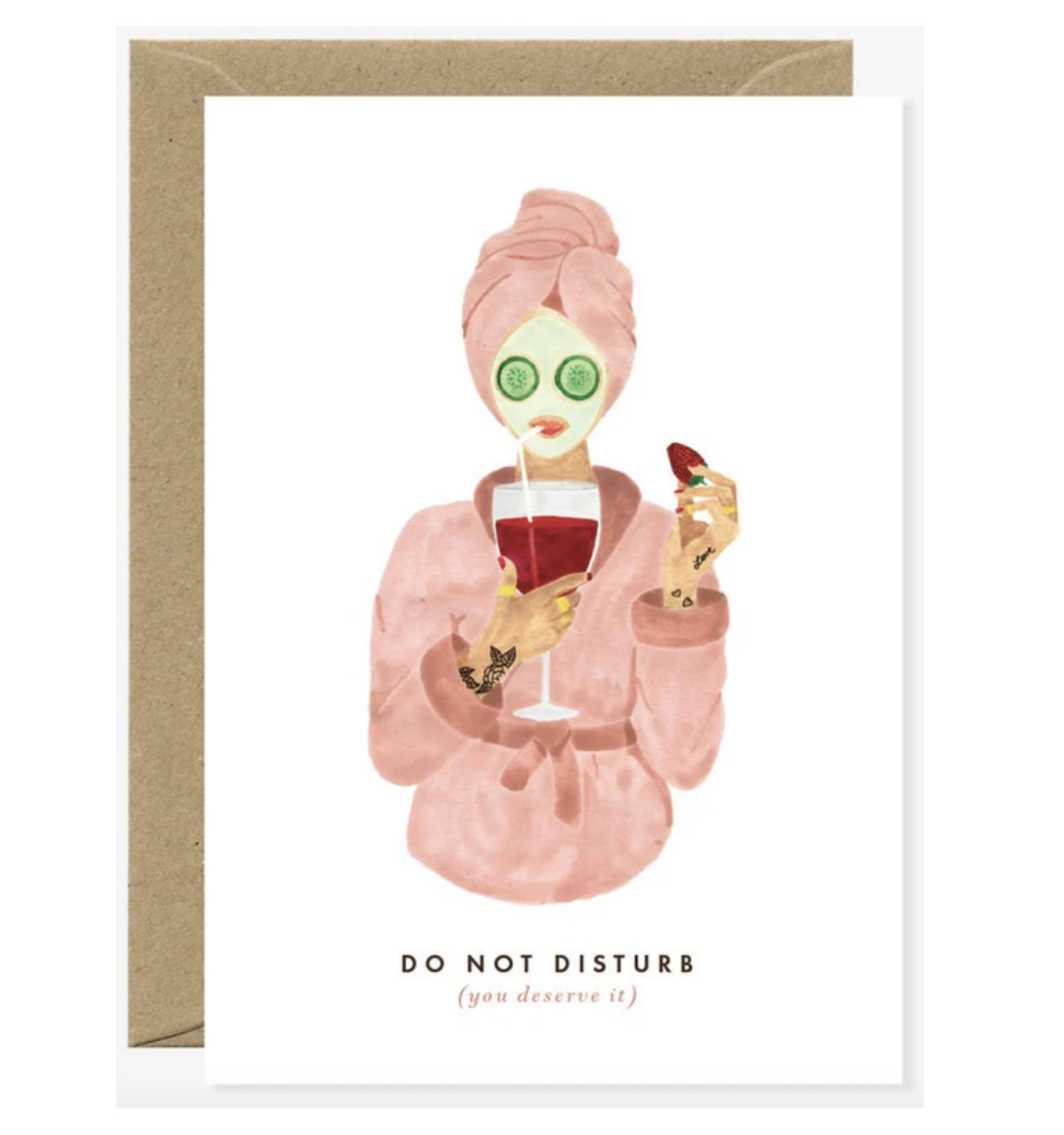 Grußkarte Do not Disturb von  ALL THE WAYS TO SAY