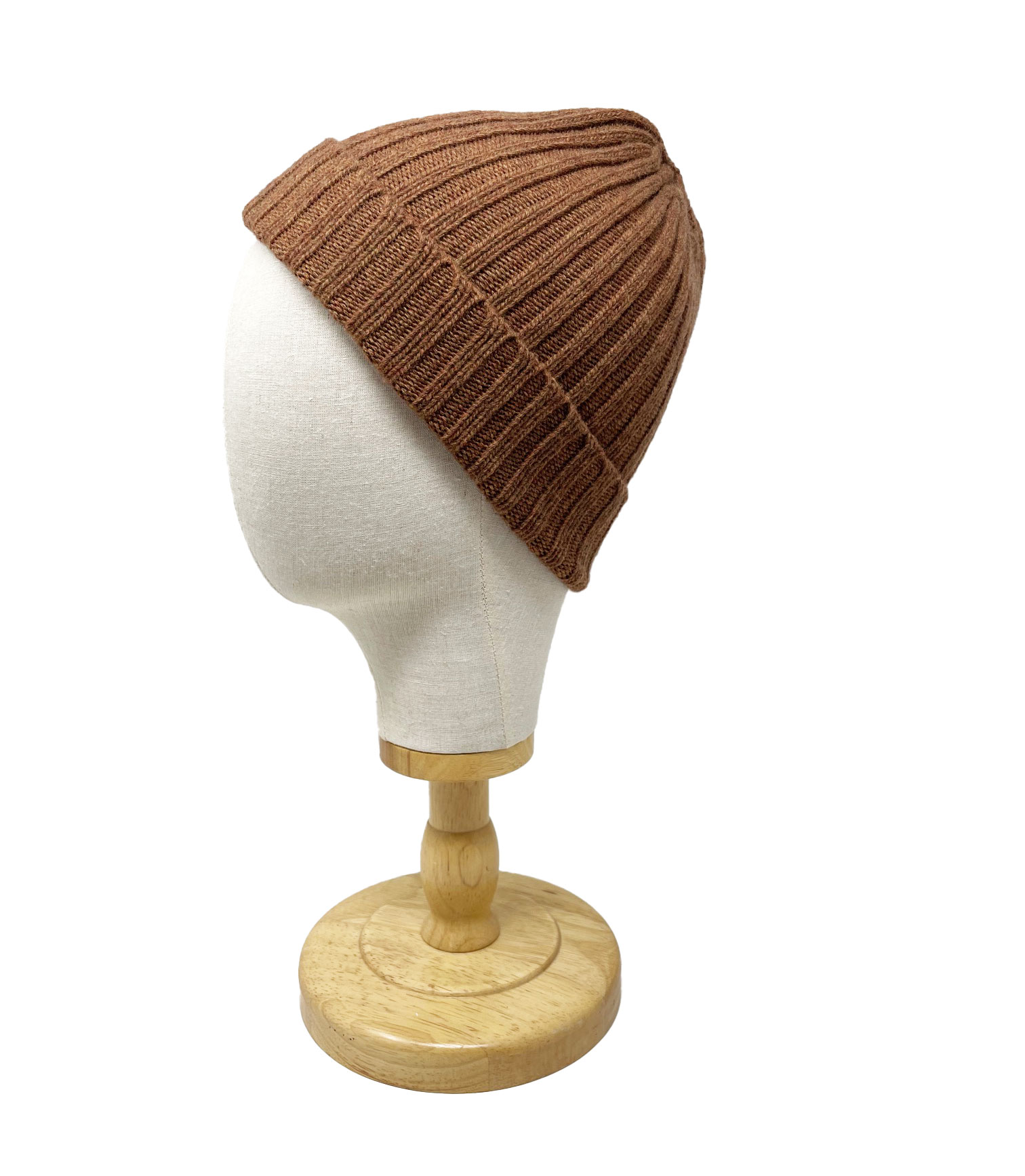McKernan Mütze "CHUNKY RIB HAT" PECAN, Wollmütze, 100% Wolle   