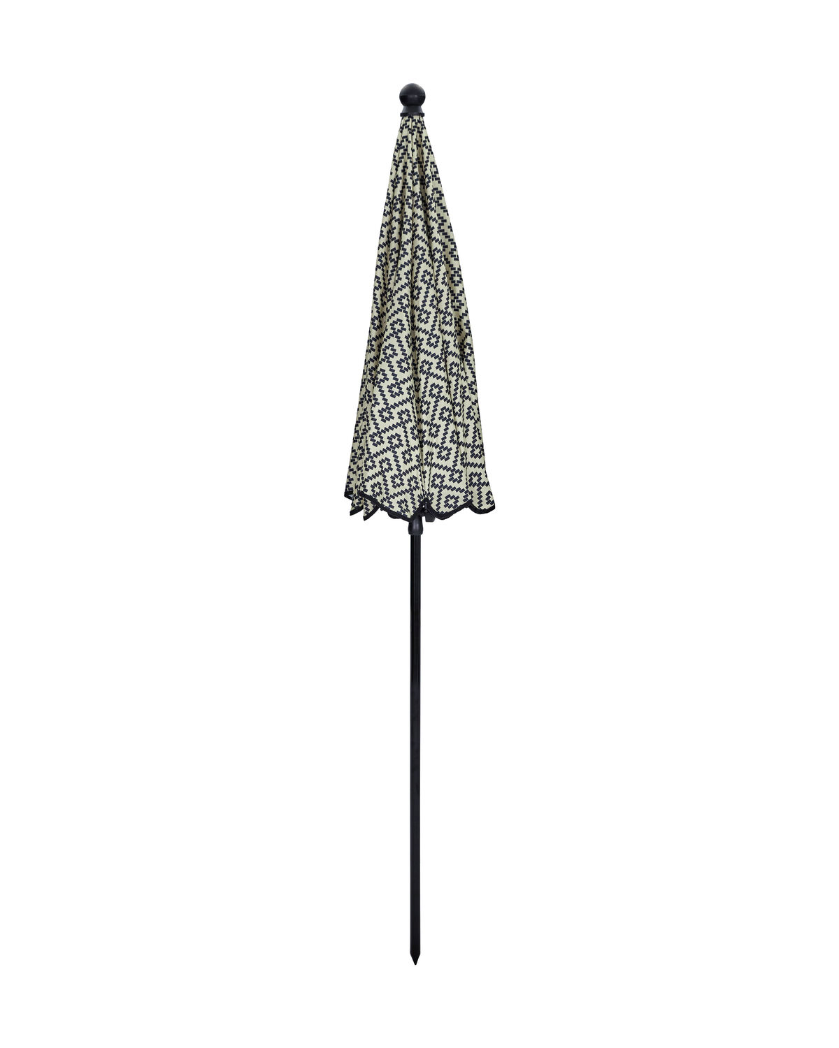 % Strandschirm, HDPort, Schwarz, Sand von house doctor, Sonnenschirm, D. ca. 2,5 m