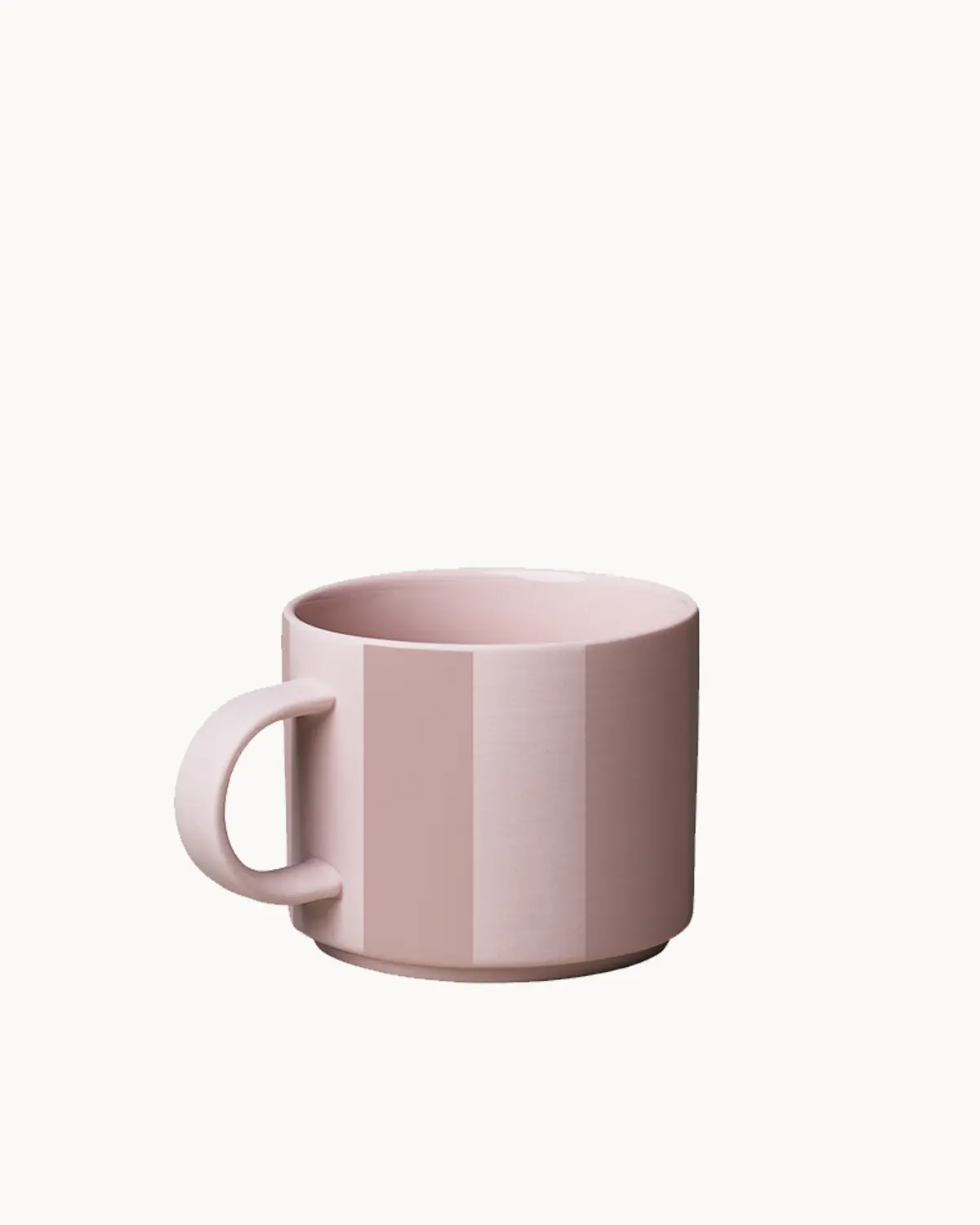 GOOD MOOD collection cup - blossom striped, Porzellantasse Streifen, 280 ml 