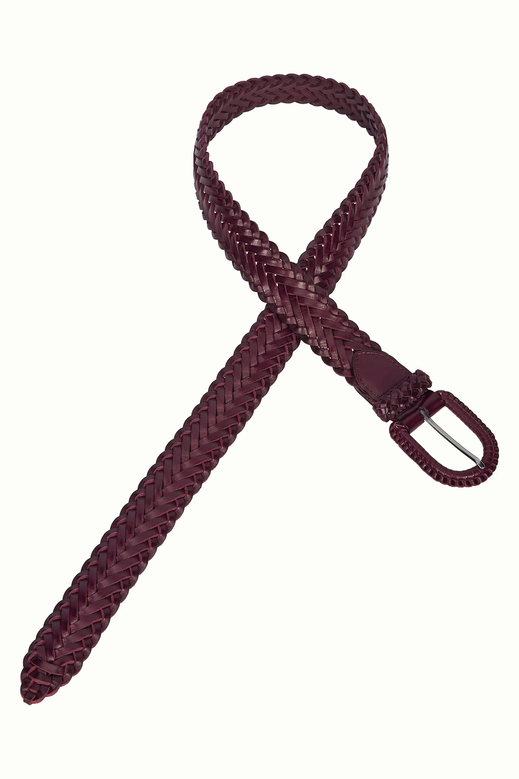King Louie Gürtel Wide Braid Belt, Farbe:  Porto Red - Belt