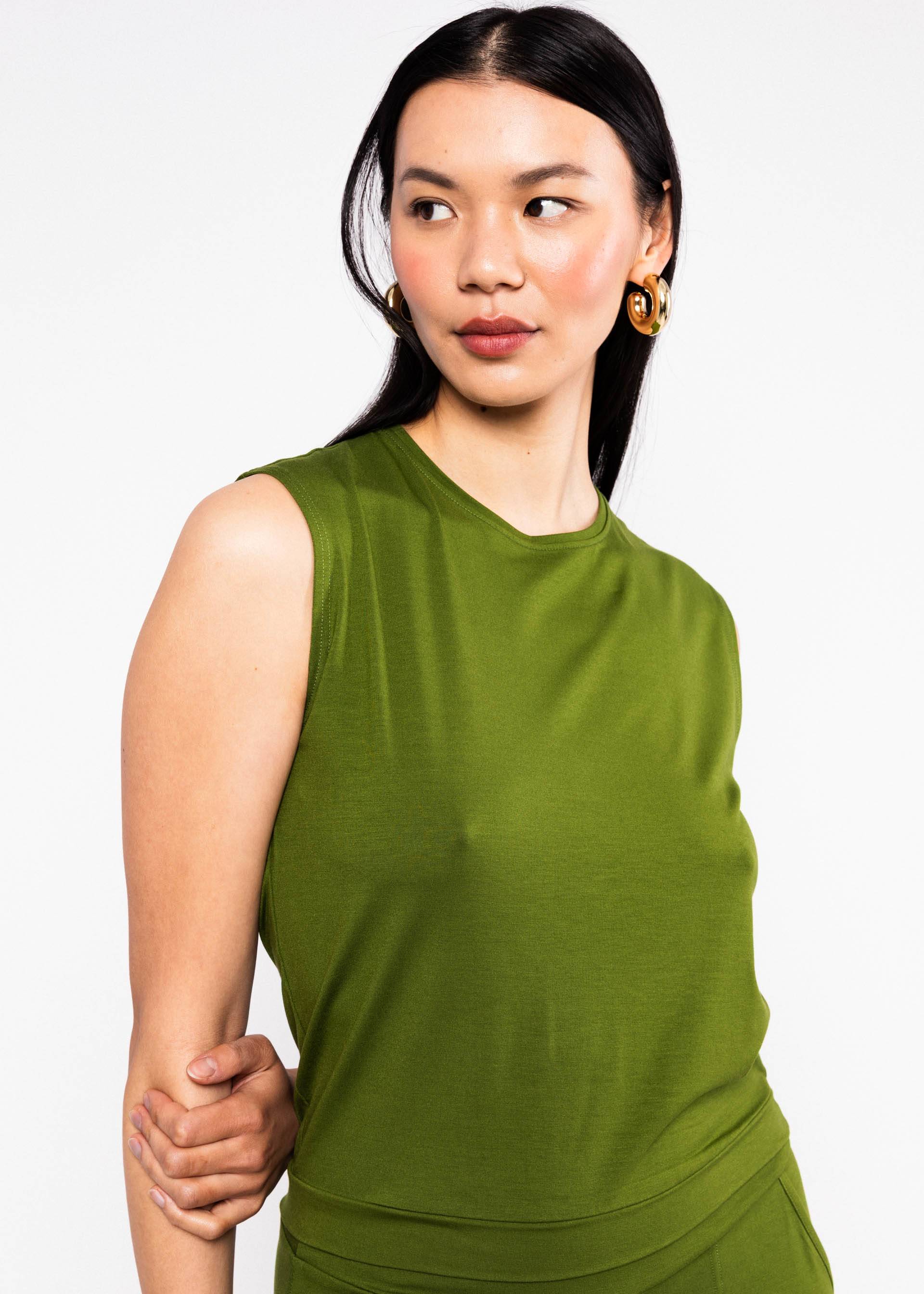 Blutsgeschwister Top Tiny Crew - tropical harmony green