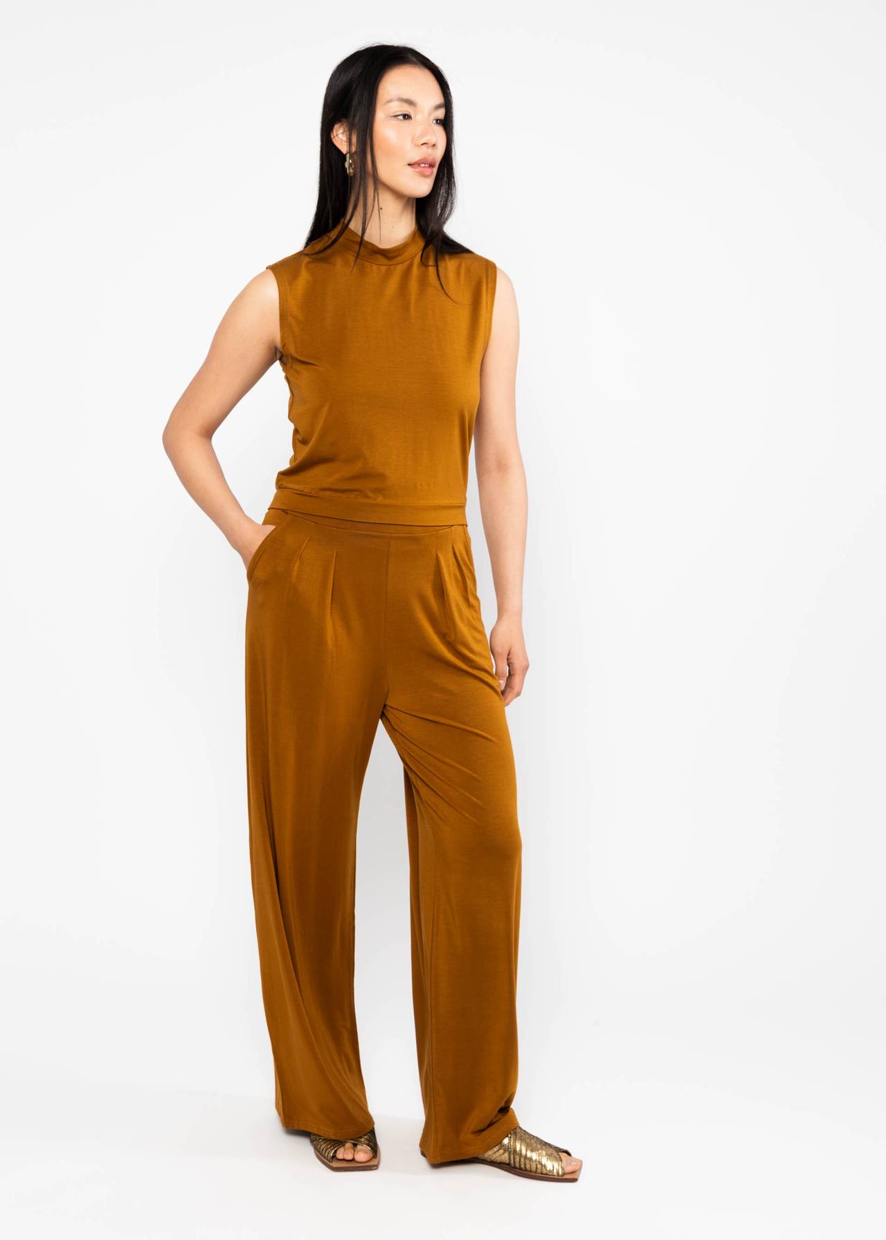 BlutsgeschwisterSommerhose Dressed for Success - strong ochre