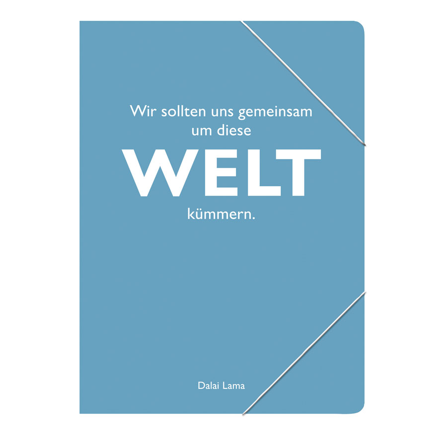 Sammelmappe " Welt", Dalai Lama  von Cedon , A4
