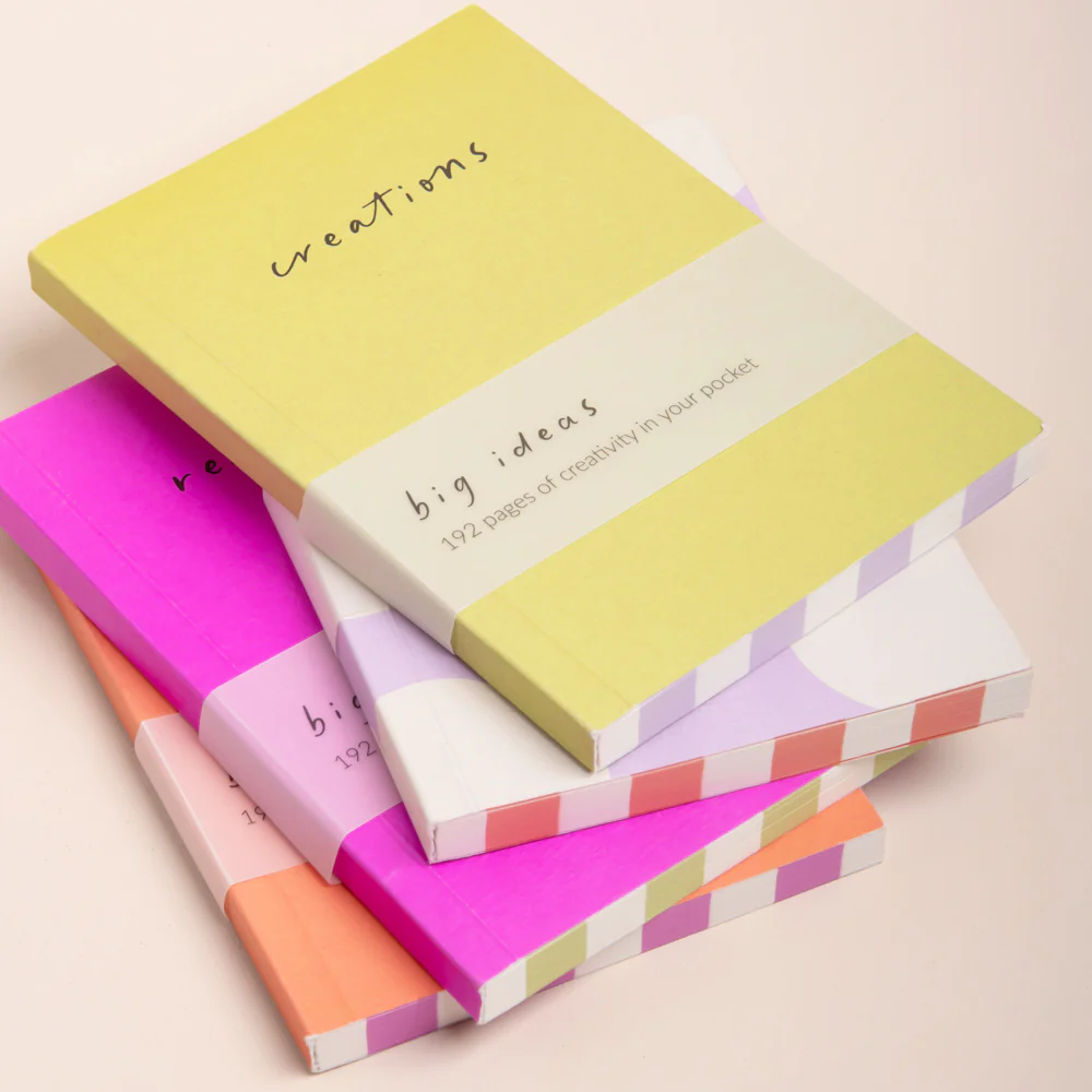 Caroline Gardner Notizbuch, Orange 'Musings' A6 Softback Notebook
