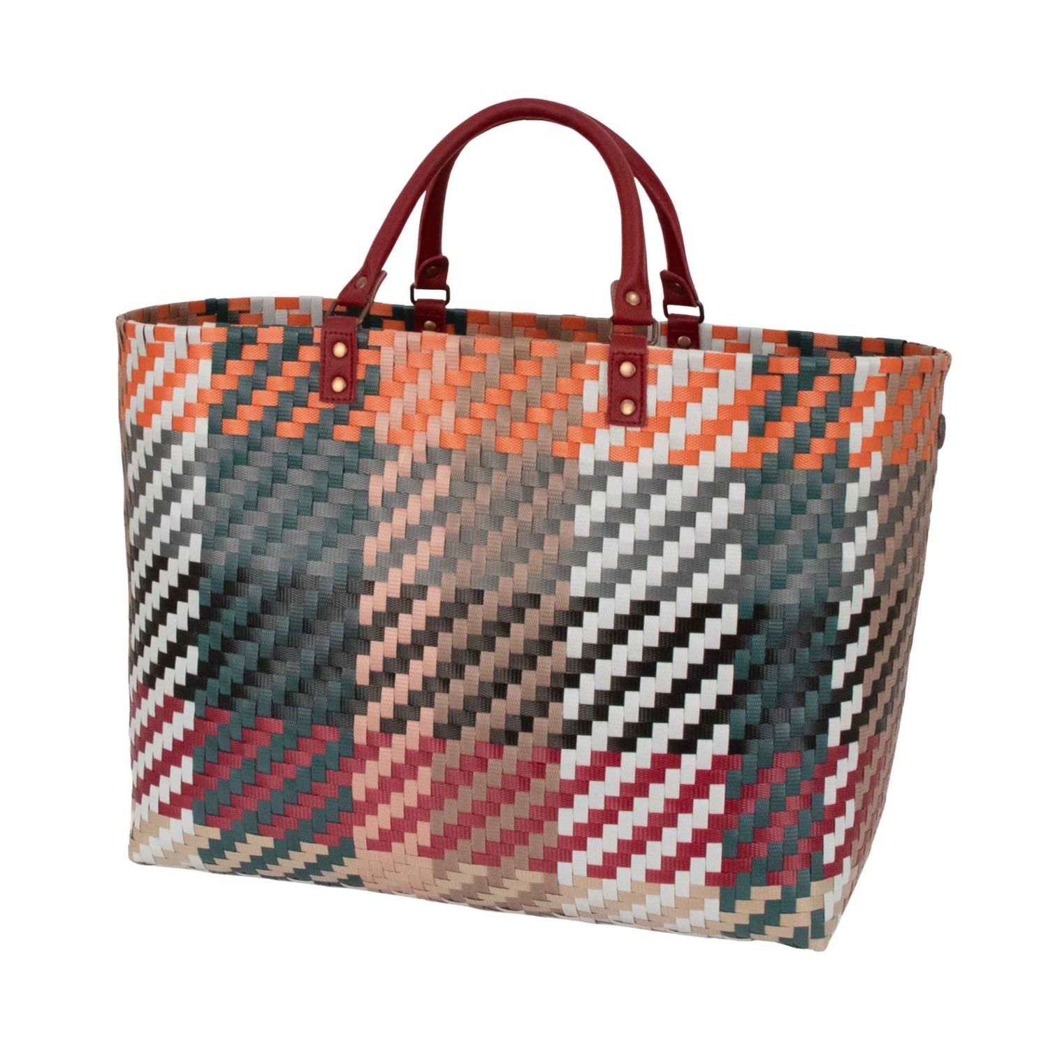 Handed By Prescott - Shopper RUBY RED MIX , limitierte Edition, ca.  40 x 34 x 20 cm