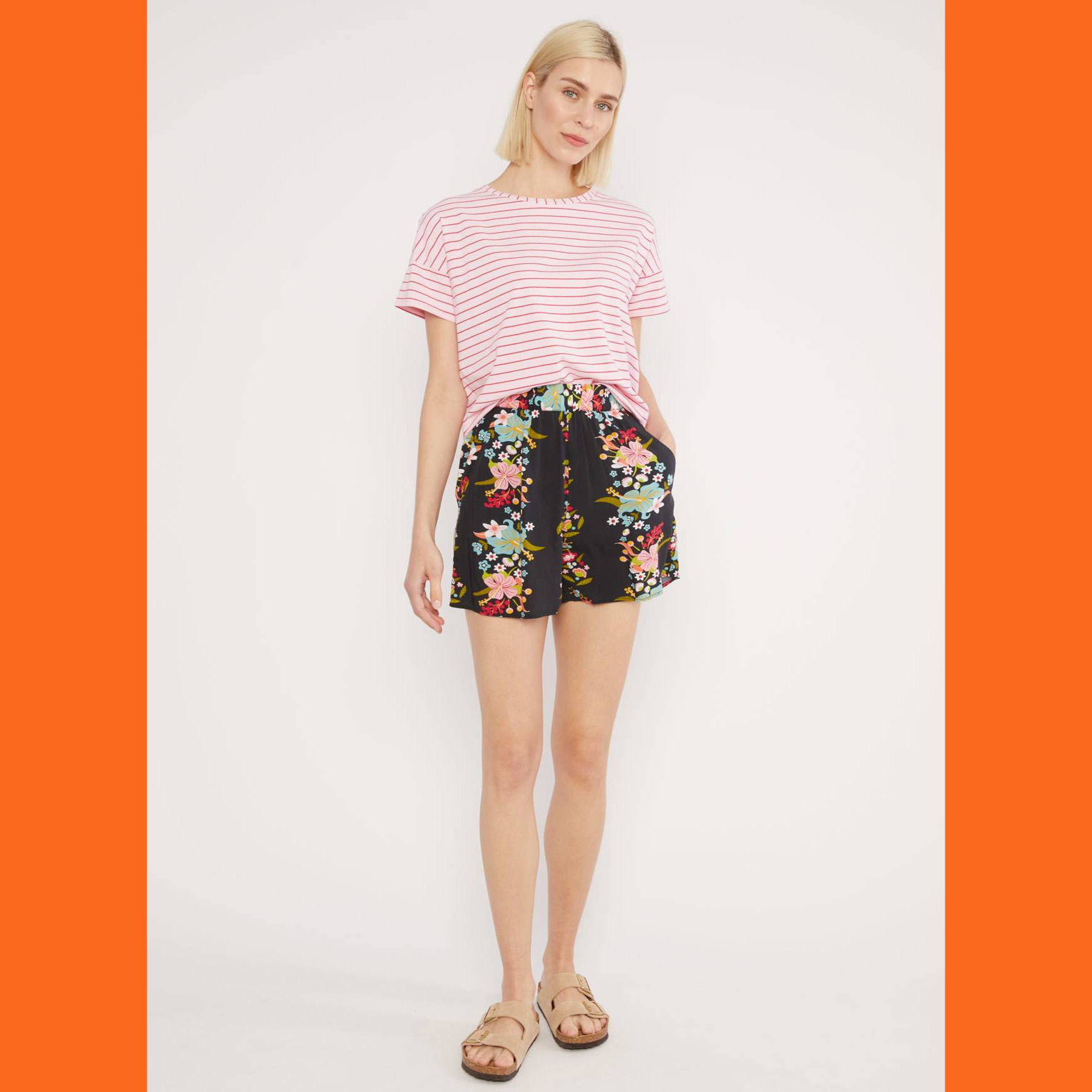 Blutsgeschwister Shorts Easy Lotti -  happy flower dance 