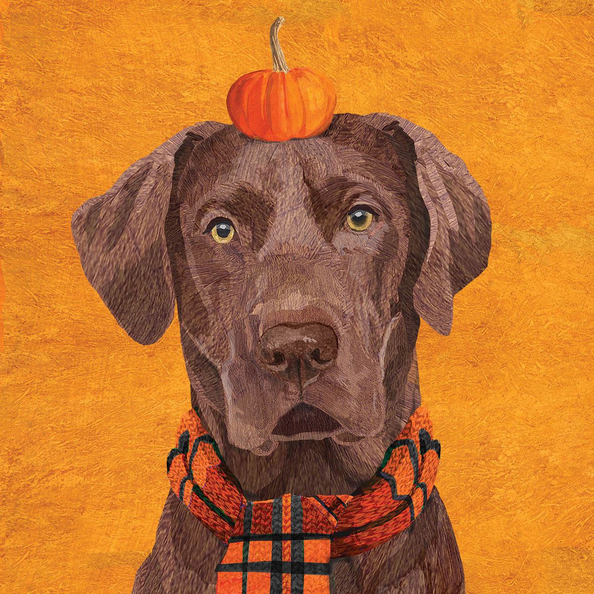 Papierservietten Hund Brownie , 25 x 25 cm  , Cocktailservietten , ppd, Labrador