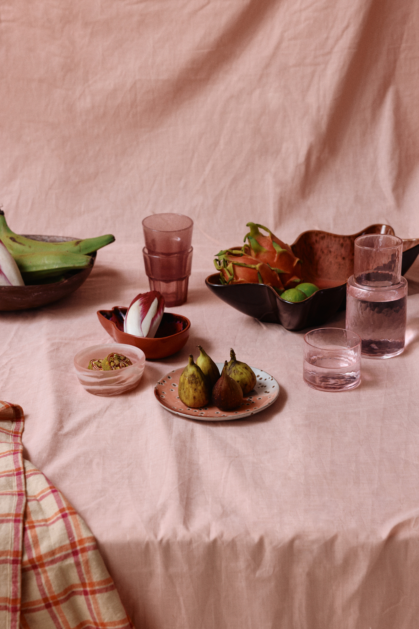 HKliving Shell tapas bowl, dragonfruit, D. ca.  17 x 11 x 4,8 cm