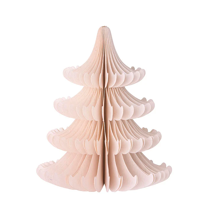 Bungalow Honeycomb Tannenbaum Wilder, ca. 20 cm Powder von Bungalow, Papier, Honeycomb Tree Wilder H20cm Powder