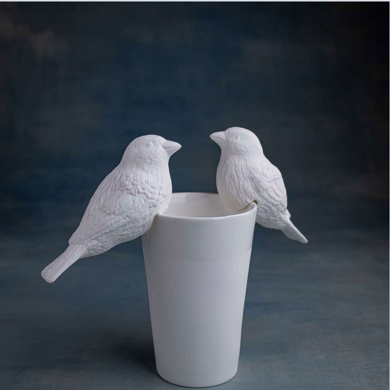 KLATT OBJECTS SPATZ Deko-Objekt Vogel, Höhe ca. 11,6 cm