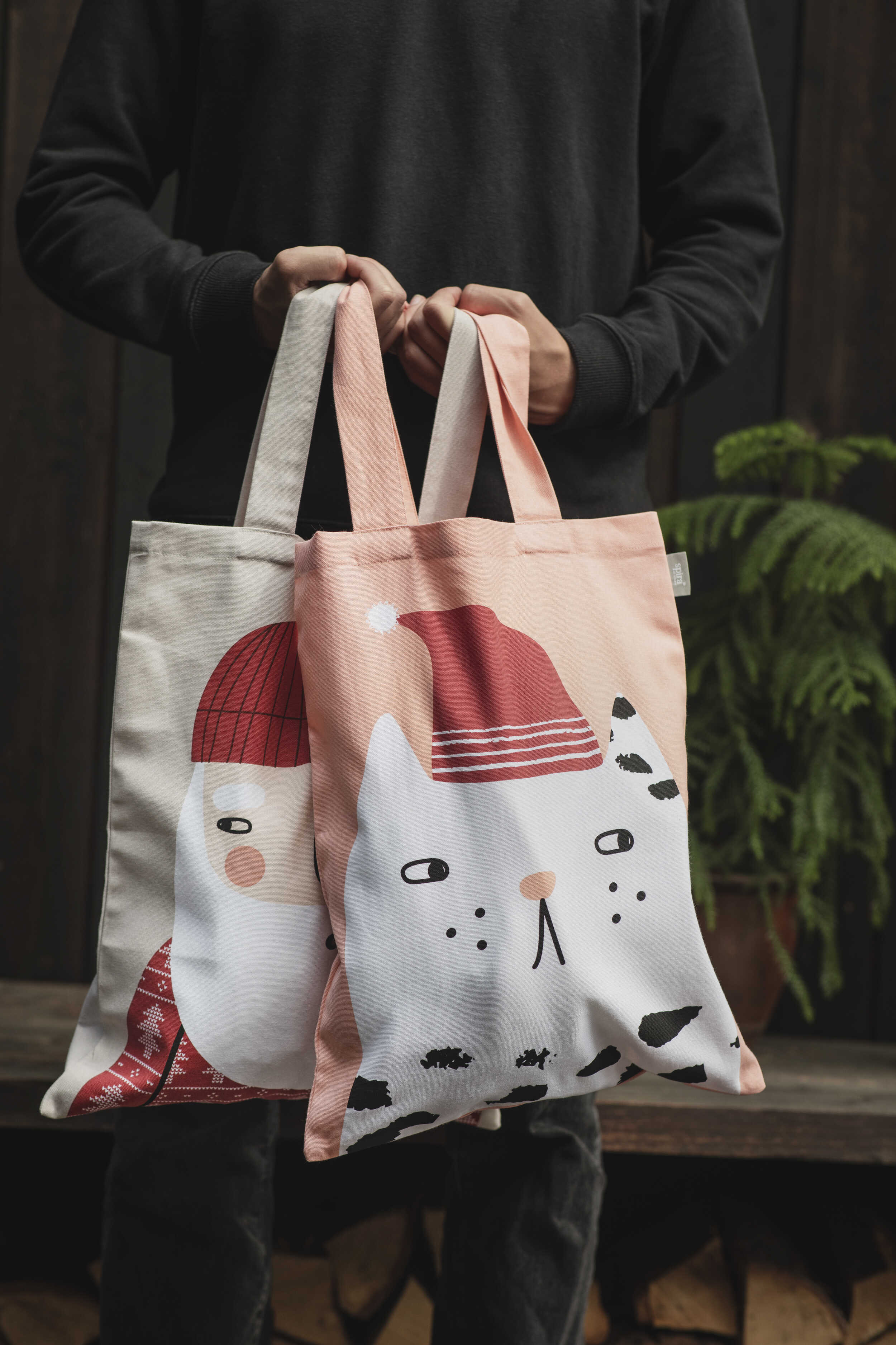 Spira of Sweden Stofftasche Katze NISSE 