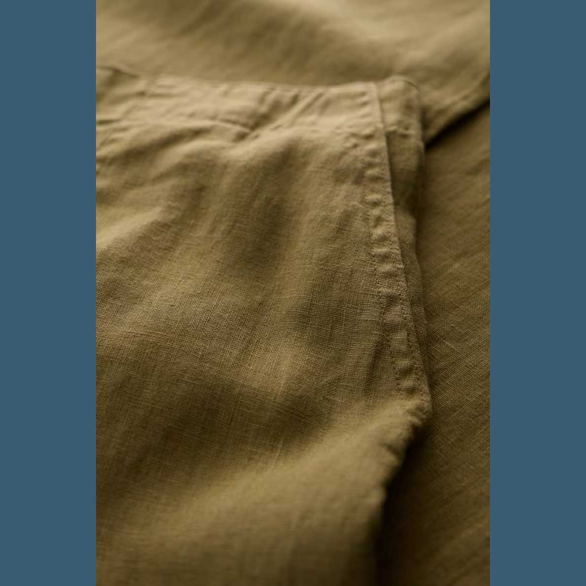 % SEASALT CORNWALL Poleacre Leinen Hose, kurz, Farbe Fern Moss %