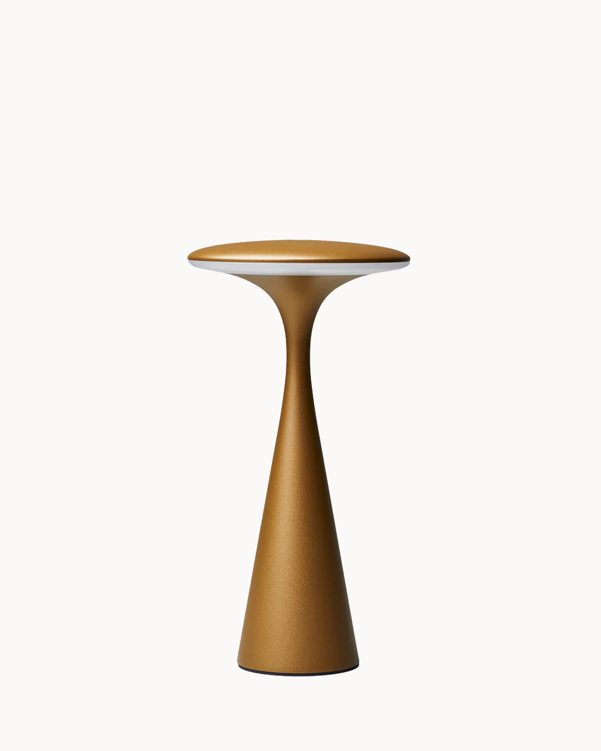 Tischleuchte Ufo UTL100, brushed gold, LED Lampe, ufo table lamp - brushed gold