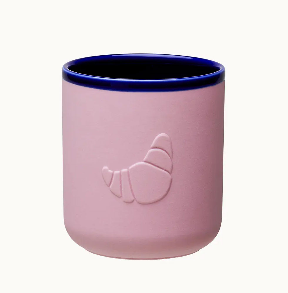GOOD MOOD Porzellantasse - Croissant , 380 ml, Becher, good mood cup series - Croissant