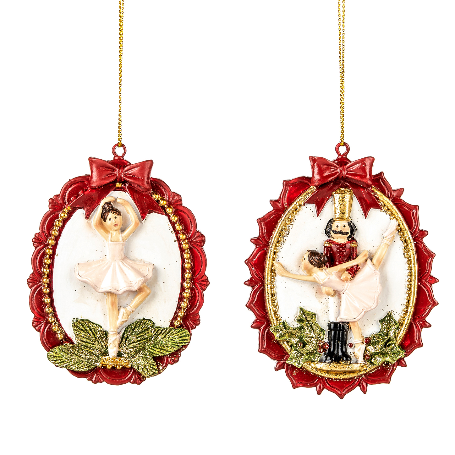 % Christbaumanhänger Ballerina, ca. 8 cm von Goodwill/ Cathrines Collection, Nussknacker Thema