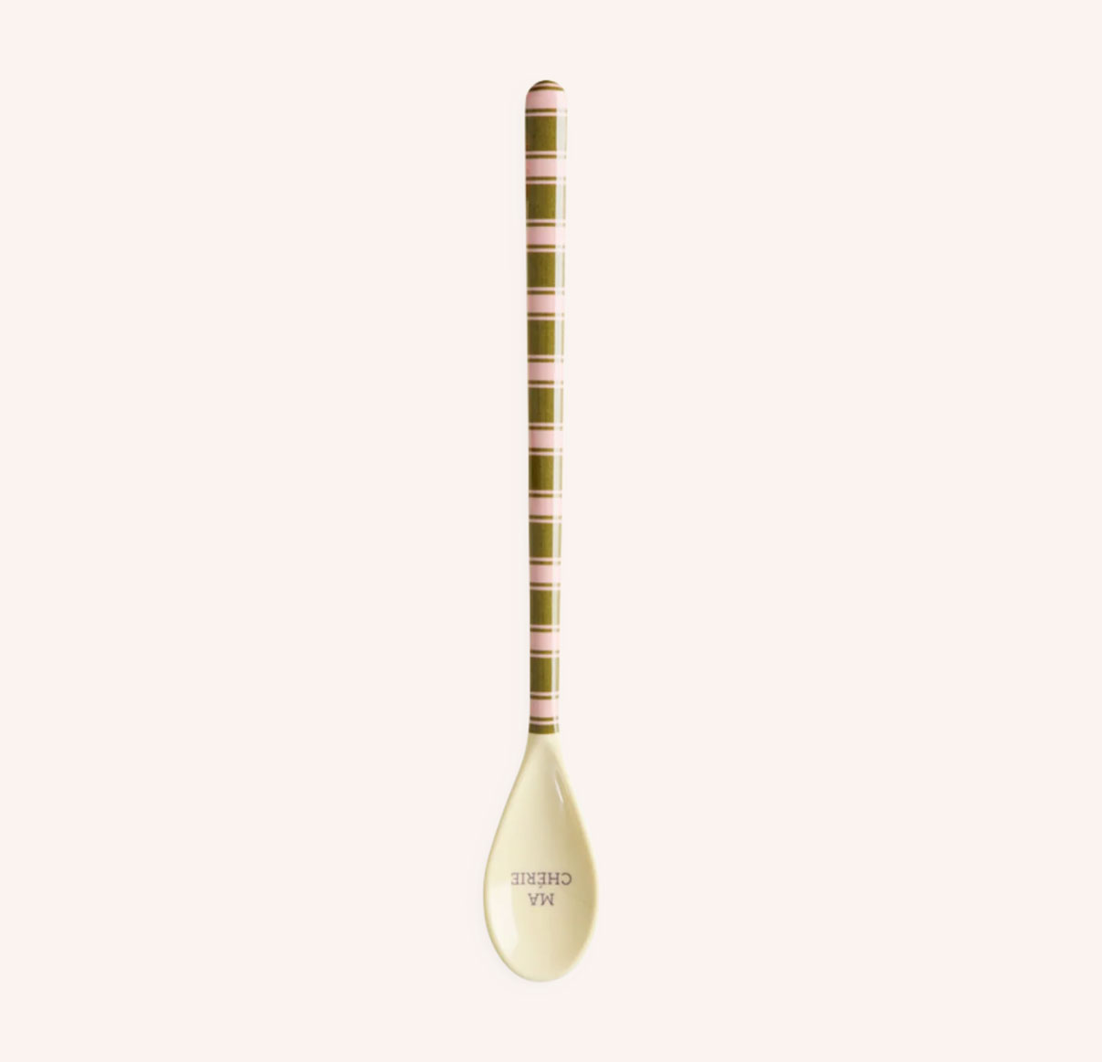 Rice Melamin Latte-Löffel - Mehrfarbig - Stripe Delight