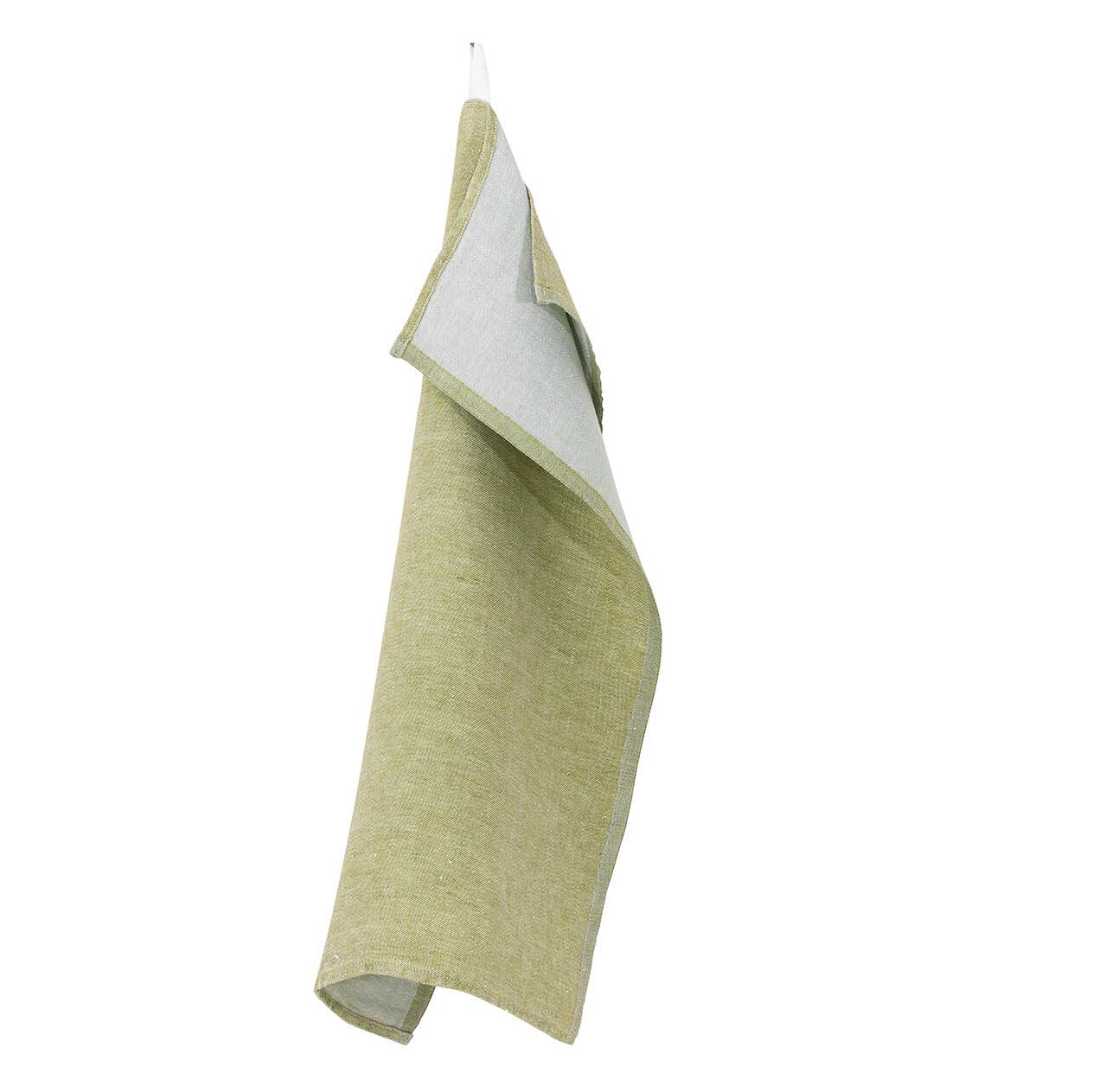 Lapuan Kankurit Geschirrtuch " DUO" olive-grey, 100% Leinen  