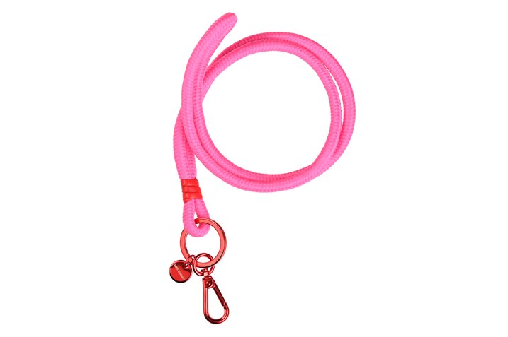 Metropolitan Neo Lanyard, pink/rot, mit Karabiner, Länge ca. 50 cm