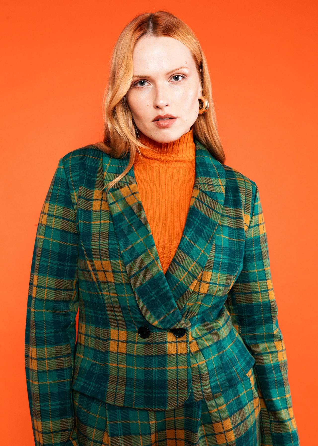Blutsgeschwister Blazer Tailored Threads, classy sassy check