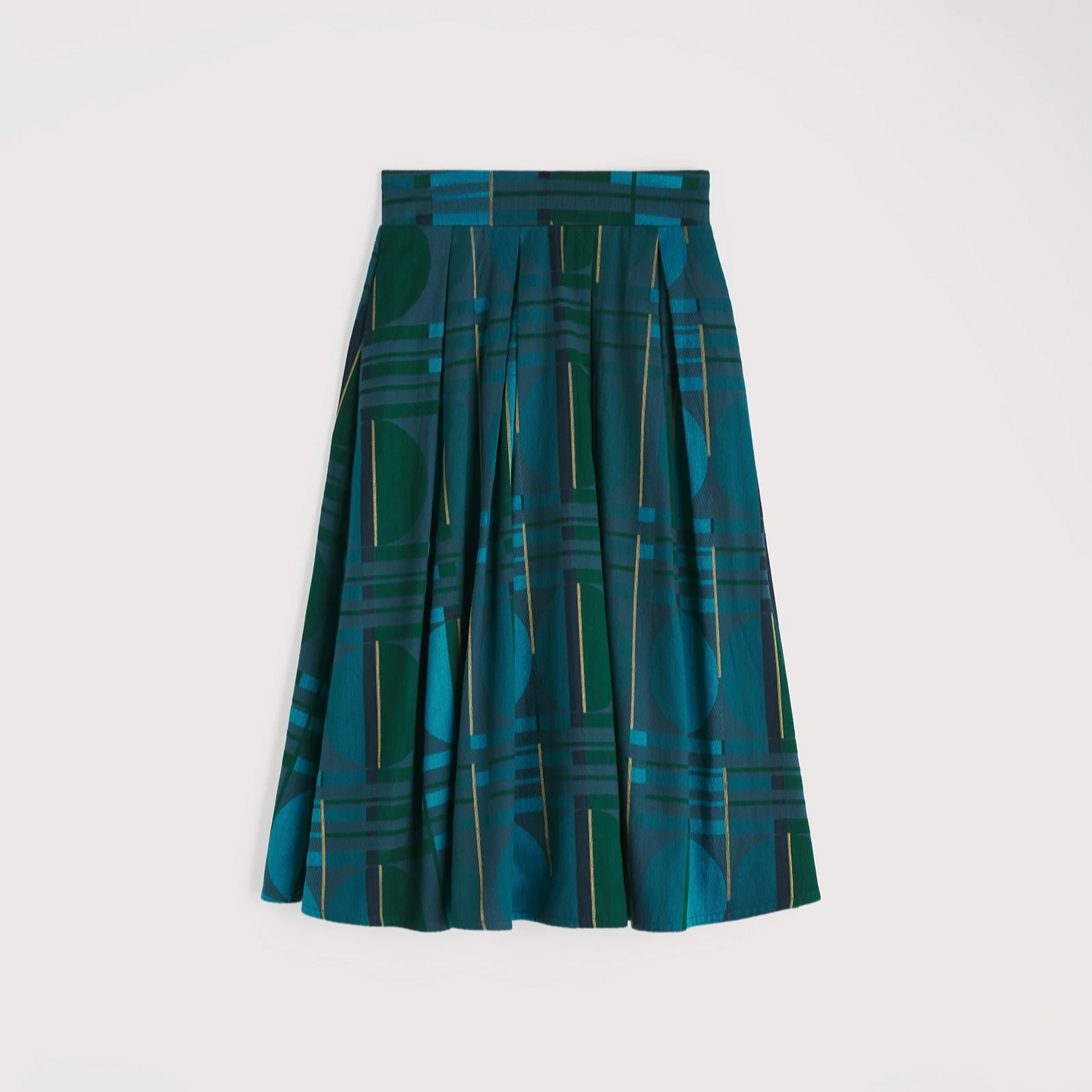 SEASALT CORNWALL Interweaving Skirt-Picrous Jacquard