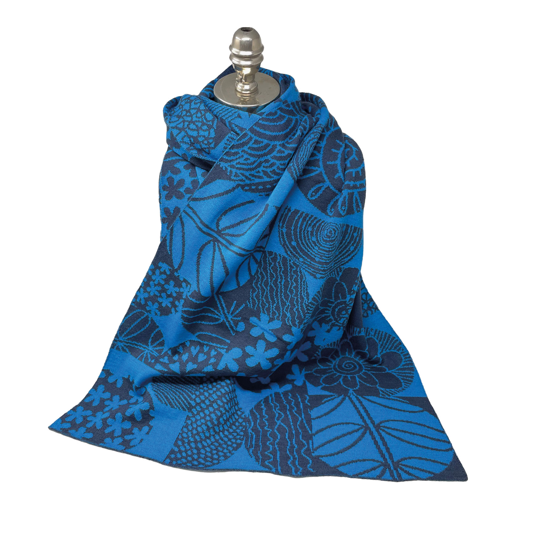 McKernan Schal "GRACIE" MIDNIGHT WHIRL,  ca.50 x 200 cm , 100 % Wolle , Feine Wolle 