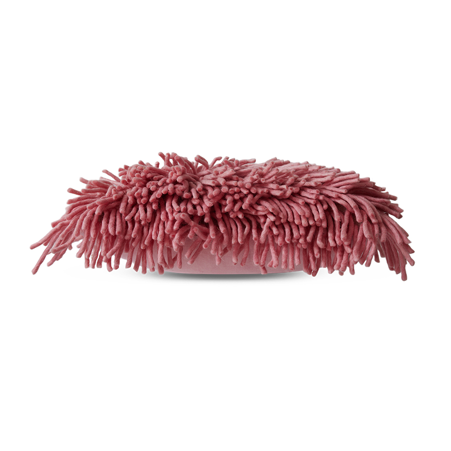 HKliving Wollkissen Rosa, ca. 70x45cm, Rugged woolen cushion pink