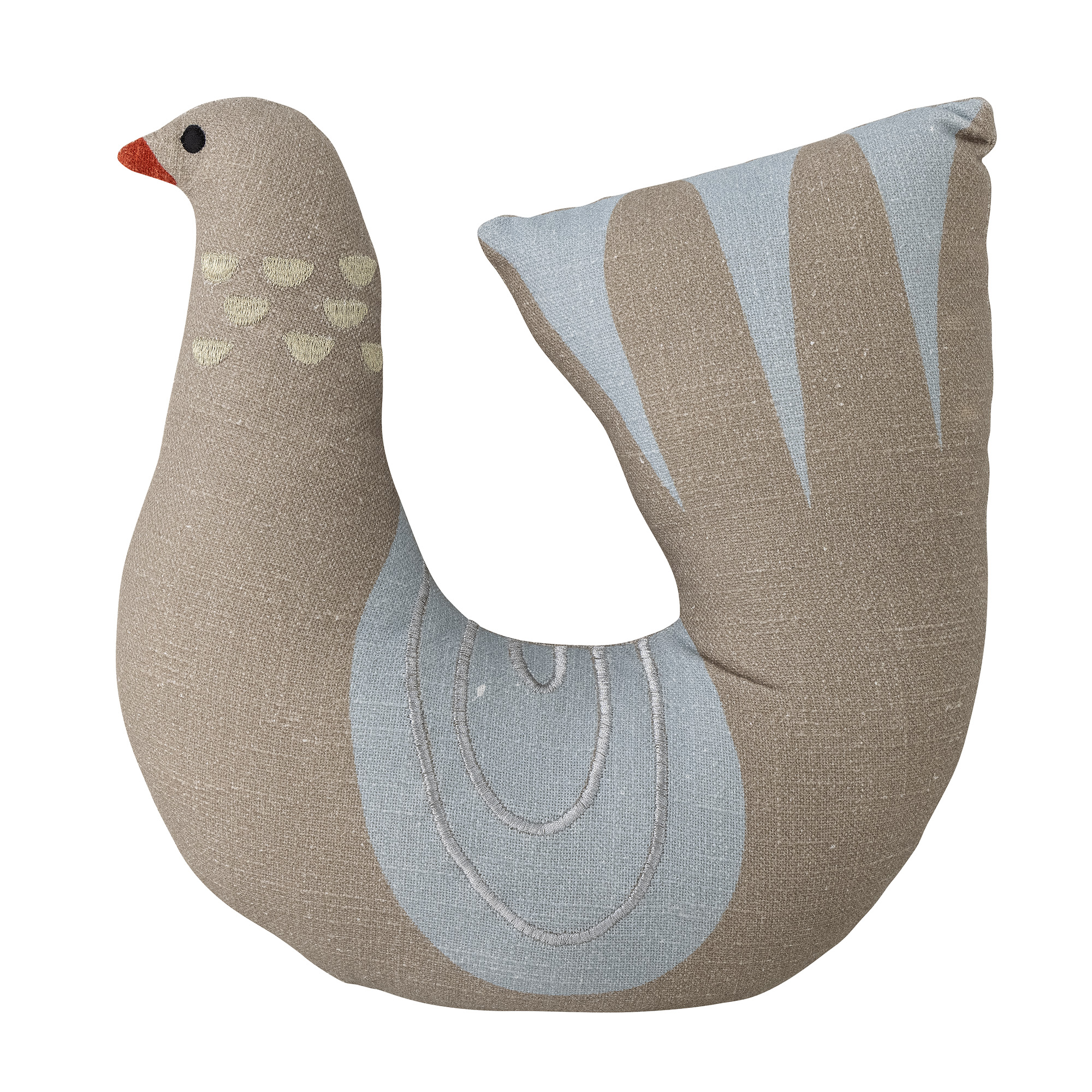 % Trudy Kissen, Vogel von Bloomingville, ca. 30 x 33 cm