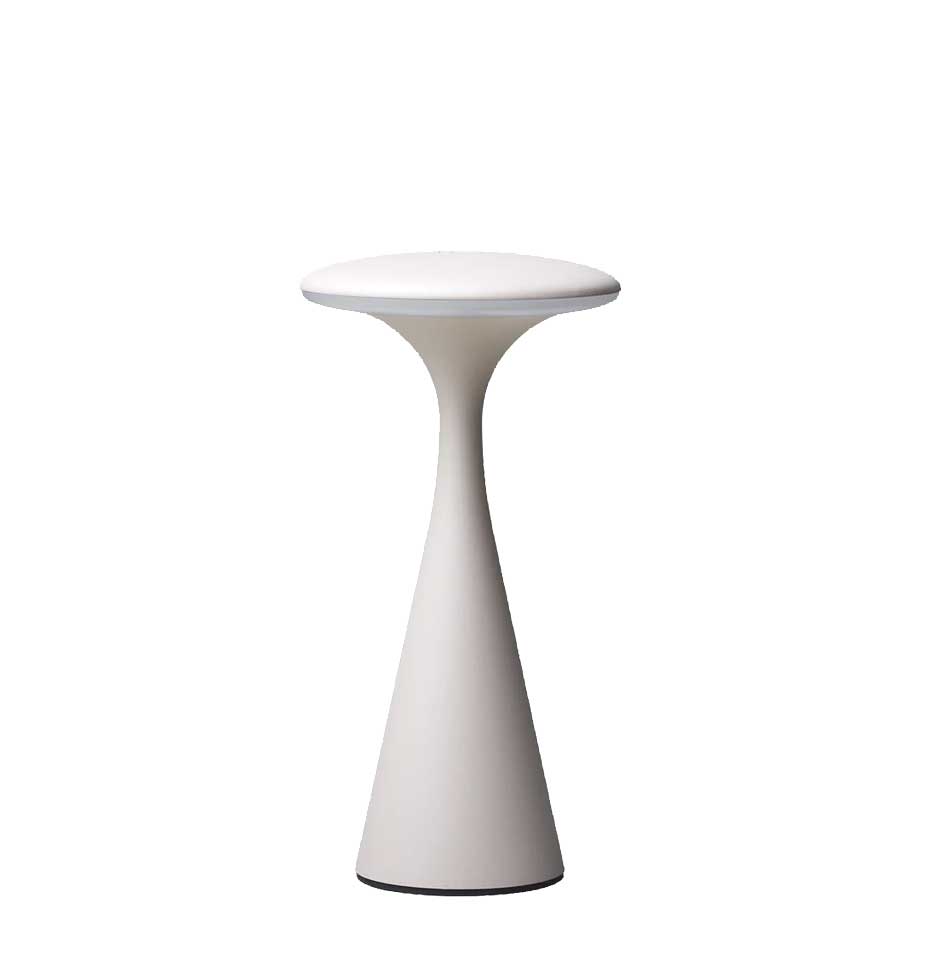 Tischleuchte Ufo klein, CREME, LED Lampe, ufo table lamp small - creme