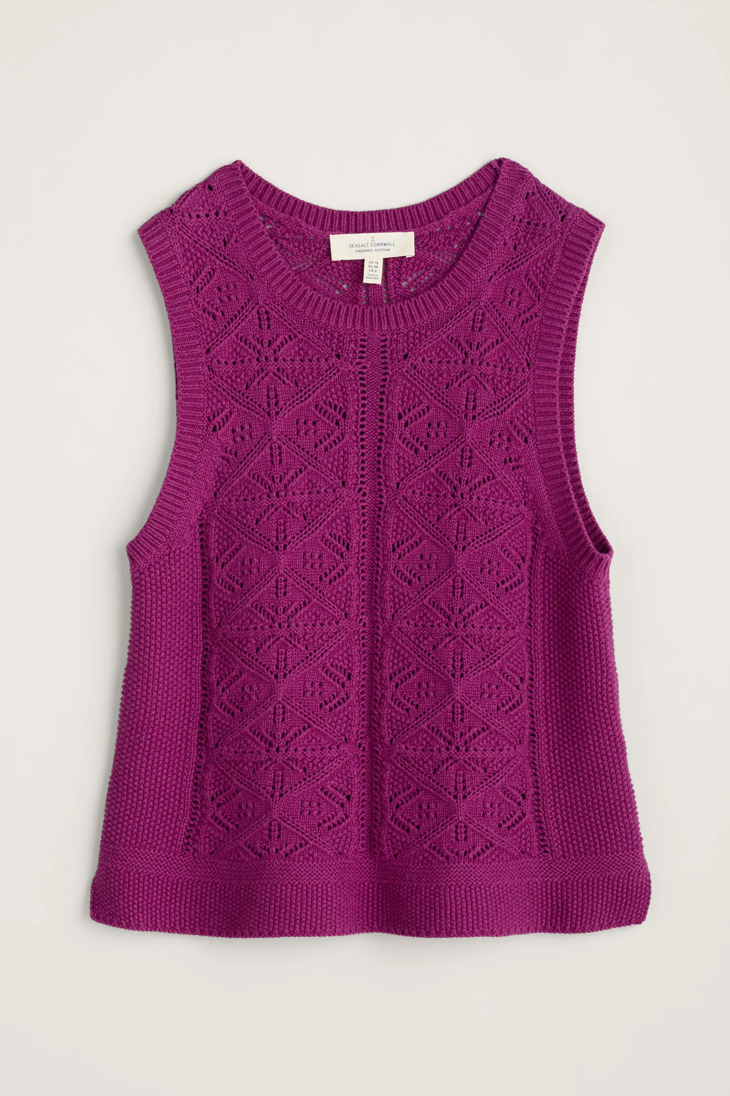 % SEASALT CORNWALL Pullunder Doe Path Vest-Cordial,  Bio-Baumwolle 