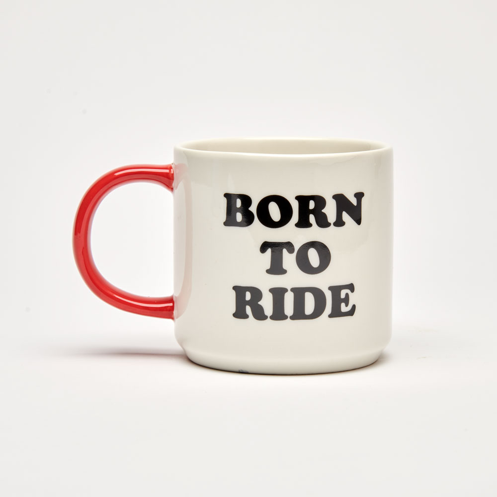 The Peanuts Becher Born To Ride, Snoopy  Tasse, ca. 330 ml , Fahrrad