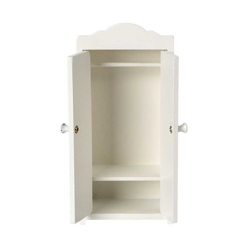 Maileg Puppenzubehör Holzschrank Maus, weiß, H16 cm Maileg Puppenzubehör Holzschrank Maus, weiß, H16 cm