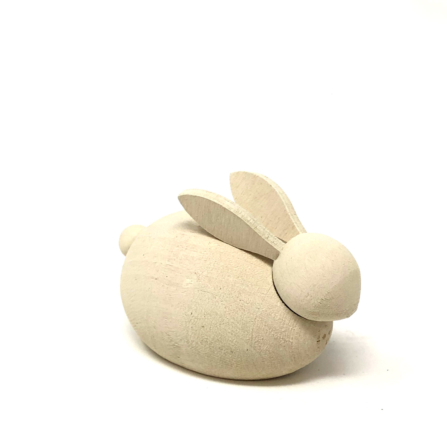 Holzhase weiß aus Schweden, ca. 7,5 cm, Osterhase, Ostern  