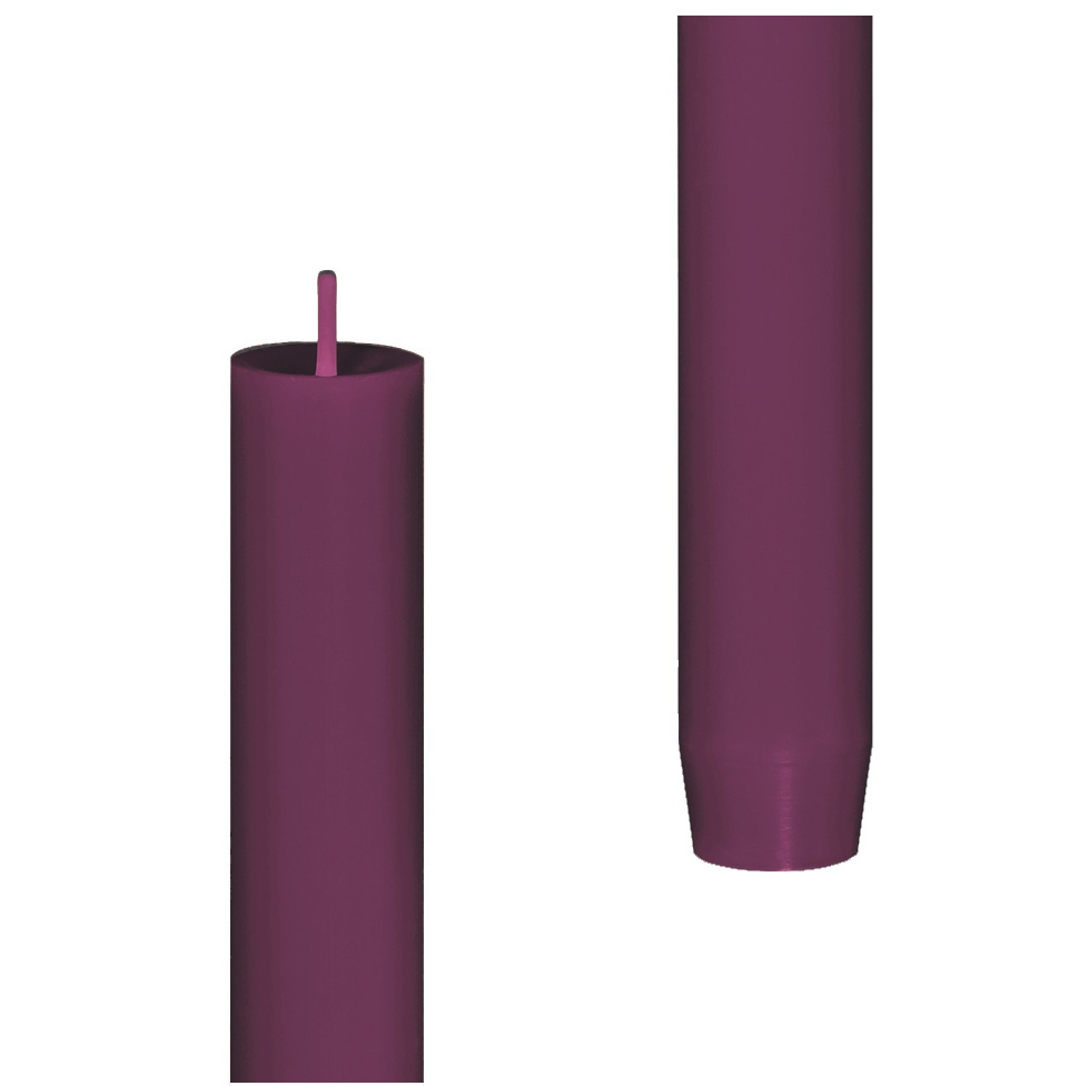 Engels Kerzen  Stabkerze gegossen, Größe D. 2,2 x H 24 cm Merlot