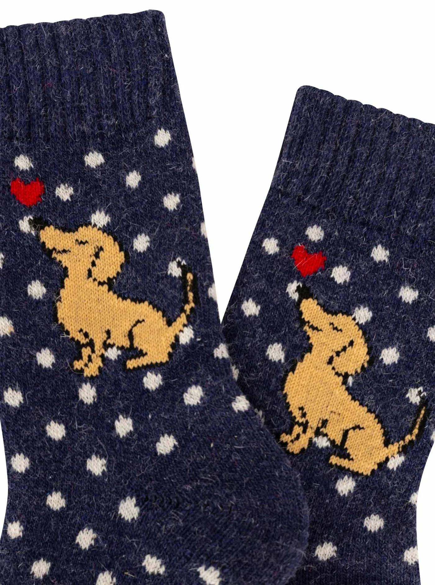 Socken "Dog Love", Socken Dackel dunkelblau, ONE SIZE